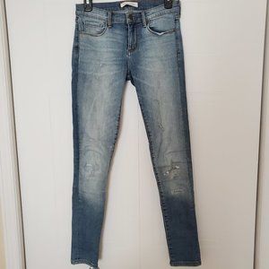 Banana Republic Premium Distressed Skinny Jeans
